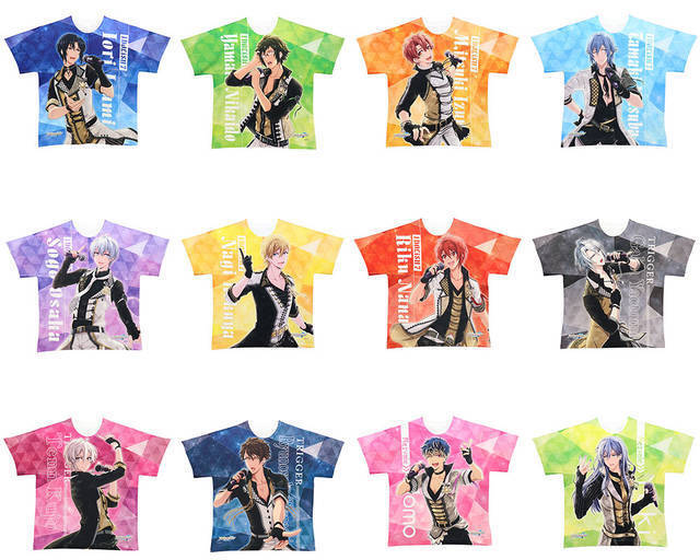アイドリッシュセブン』フルグラフィックTシャツ(全12種)がACOSより 