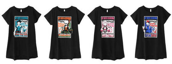 アメコミ風デザインがオシャレ 僕のヒーローアカデミア ロングカットソーが登場 19年8月1日 エキサイトニュース