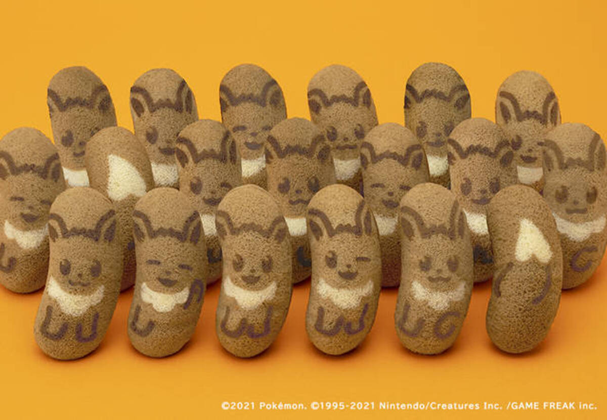 ポケモン イーブイ東京ばな奈 発売間近 表情全6種類 もふもふ可愛いキャラメルモフアート味 年12月28日 エキサイトニュース