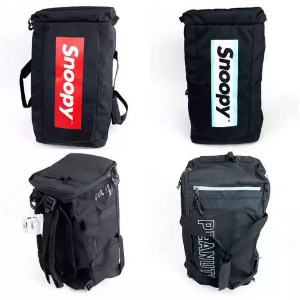 『スヌーピー』２WAY仕様のボストンリュック登場！ 旅行やアウトドアにおすすめ♪