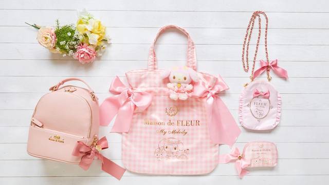 シナモロールやポムポムプリンが「メゾン ド フルール」とコラボ♪ リボントートバッグやリュックなど
