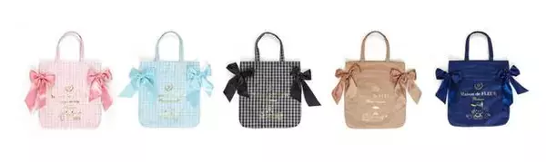 「シナモロールやポムポムプリンが「メゾン ド フルール」とコラボ♪ リボントートバッグやリュックなど」の画像