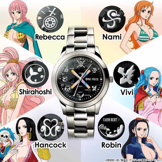 One Piece 新作腕時計 ルフィと6人の女性キャラの出会いの軌跡をたどるデザイン 年8月22日 エキサイトニュース 2 3