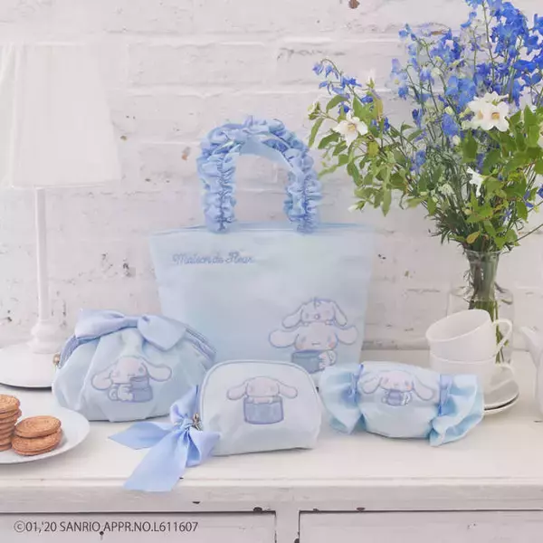 「『ポチャッコ』『シナモロール』『マイメロディ』が「Maison de FLEUR」とコラボ中♪」の画像