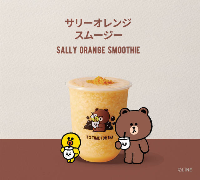 ライン公式キャラ『LINE FRIENDS』× タピオカ「THE ALLEY」♪ オリジナルパッケージやコラボドリンク！