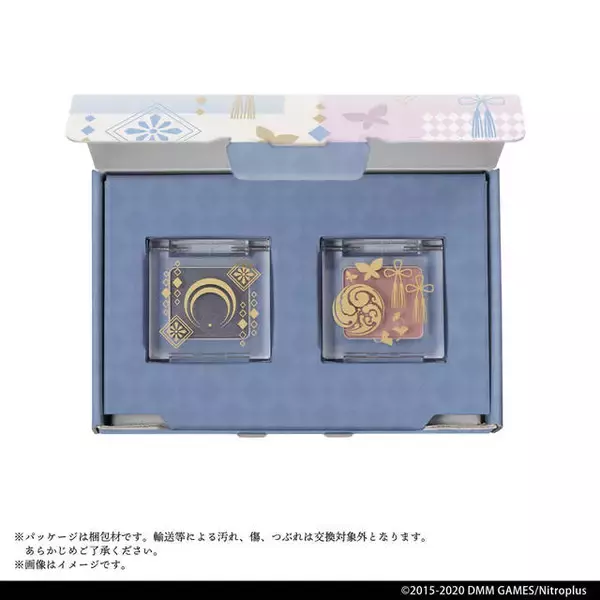 「『刀剣乱舞-ONLINE-』アイシャドウ第2弾登場♪ 三日月宗近や鶴丸国永などがモチーフ♪」の画像