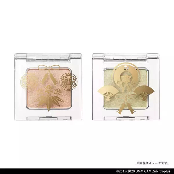 「『刀剣乱舞-ONLINE-』アイシャドウ第2弾登場♪ 三日月宗近や鶴丸国永などがモチーフ♪」の画像