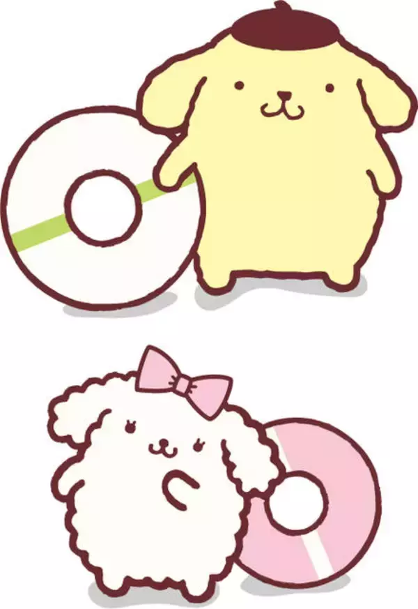 「『ポムポムプリン』がドーナツ化♪ うきわで遊ぶ夏らしいお菓子♪」の画像