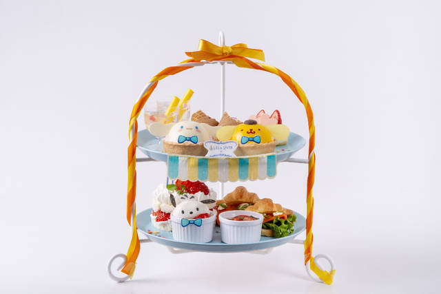 ポチャッコ＆ポムポムプリン＆シナモロールのコラボカフェ！ 豪華なバースデーアフタヌーンティセットも♪