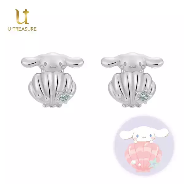 「海モチーフが可愛い♪ 『シナモロール』ネックレス＆ピアス＆イヤリングが発売決定！」の画像