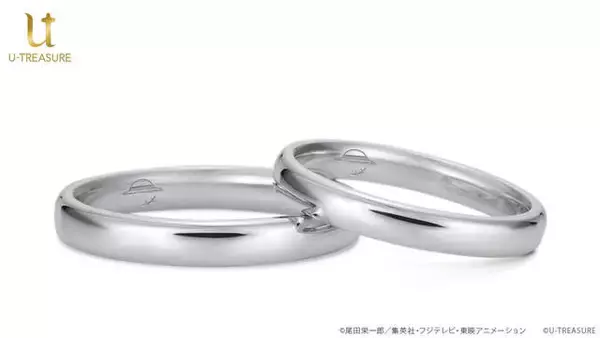 「『ONE PIECE』結婚指輪が登場！ 麦わらの一味や海賊旗など68種類の刻印が選べる♪」の画像