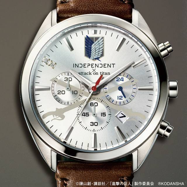 エレンモデル＆リヴァイモデル『進撃の巨人』×シチズン「INDEPENDENT 