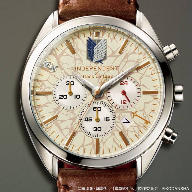 エレンモデル＆リヴァイモデル『進撃の巨人』×シチズン「INDEPENDENT 