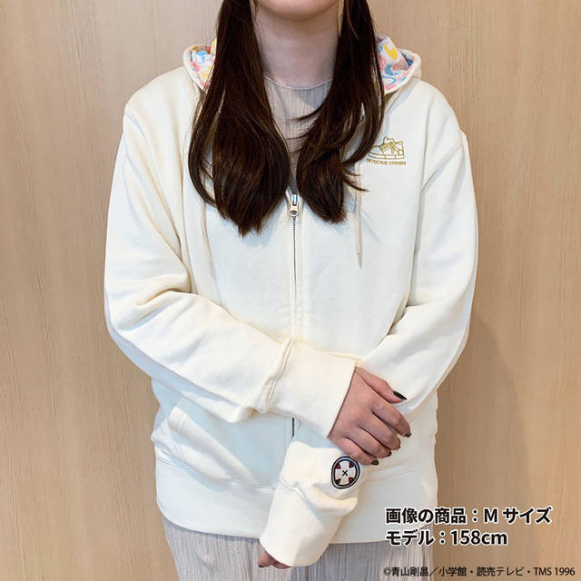 『名探偵コナン』オシャレな総柄パーカー登場！ 麻酔銃の照準刺繍がかわいい…♪