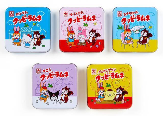 シナモロールやポムポムプリンが「クッピーラムネ」とコラボ♪ 可愛い雑貨やギフトが登場♪