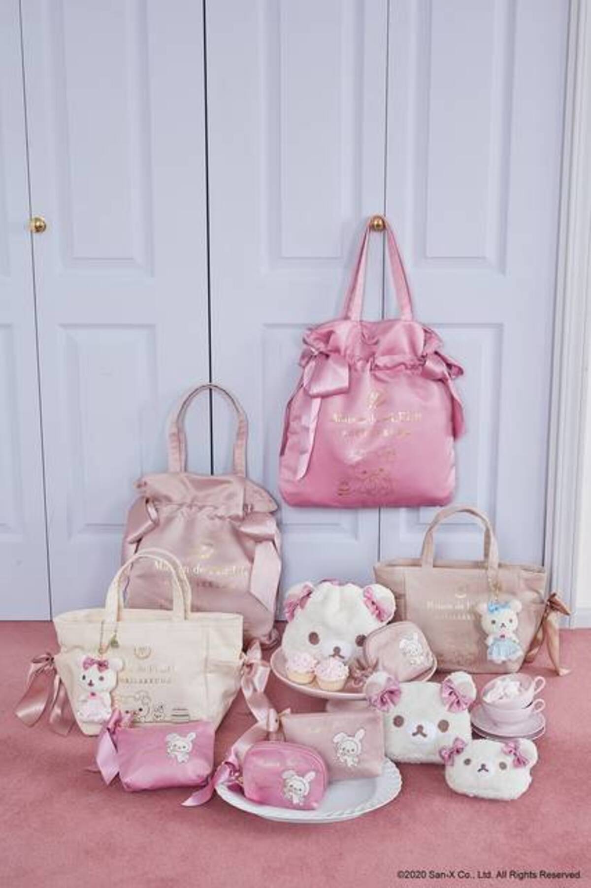 リラックマ が Maison De Fleur とコラボ フリルが可愛いバッグやポーチ 年8月24日 エキサイトニュース