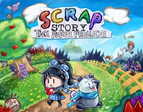 紙に描かれた少女が冒険する“ペーパー”RPG『Scrap Story』日本語対応で2023年内に発売予定。ときには紙飛行機になって空を飛び、行方不明の家族を探し出そう