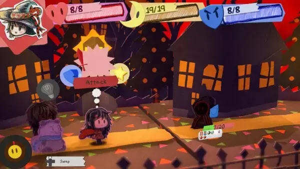 「紙に描かれた少女が冒険する“ペーパー”RPG『Scrap Story』日本語対応で2023年内に発売予定。ときには紙飛行機になって空を飛び、行方不明の家族を探し出そう」の画像
