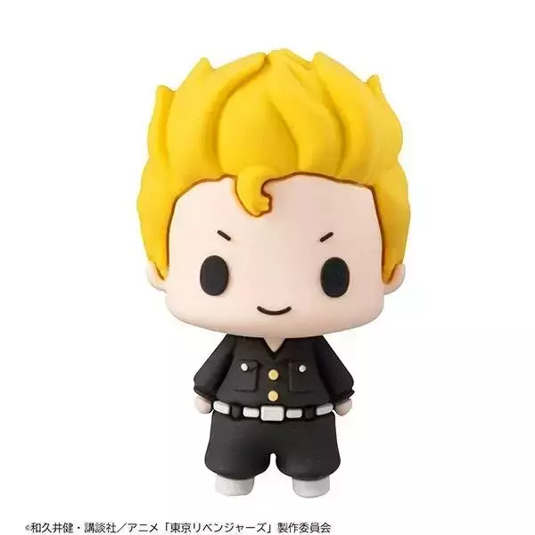 「『東京リベンジャーズ』の「ちょこりんマスコット」が登場！ちょこっとした佇まいがカワイイ！タケミチ、マイキー、ドラケンなど全6種」の画像