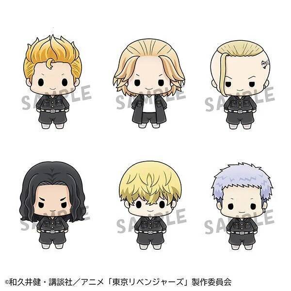 『東京リベンジャーズ』の「ちょこりんマスコット」が登場！ちょこっとした佇まいがカワイイ！タケミチ、マイキー、ドラケンなど全6種