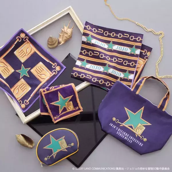 「アニメ『ジョジョの奇妙な冒険 ストーンオーシャン』の世界観たっぷりなハンカチやタオルなど全5種のアイテムが発売決定」の画像