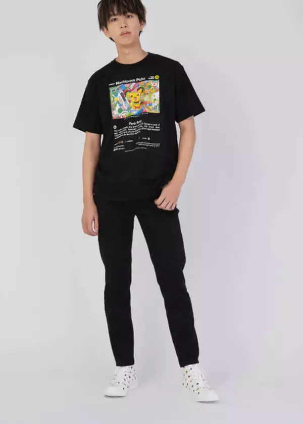 「ポケモンカードゲーム×はじめしゃちょーコラボ！キュートなピチューのTシャツやバケットハットなど」の画像