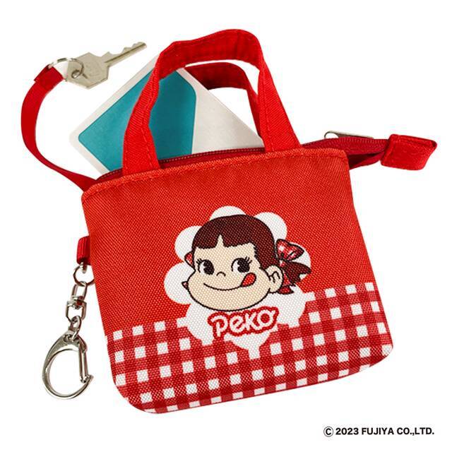 『ペコちゃん』グッズが郵便局に登場！可愛い＆日常使いしやすいランチエコバッグ、キーポーチなど