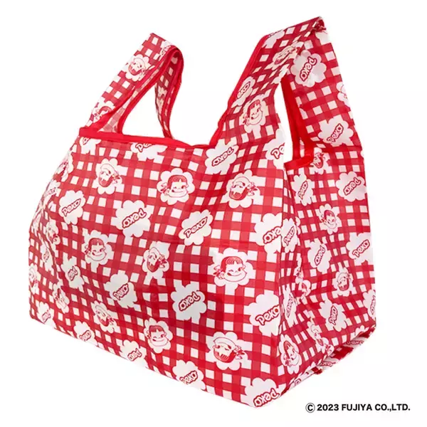 「『ペコちゃん』グッズが郵便局に登場！可愛い＆日常使いしやすいランチエコバッグ、キーポーチなど」の画像