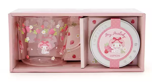 「『サンリオ』がお茶専門店「ルピシア」とコラボ！ハローキティやシナモンロール、クロミなど5キャラクターのグラス＆紅茶セットが発売」の画像