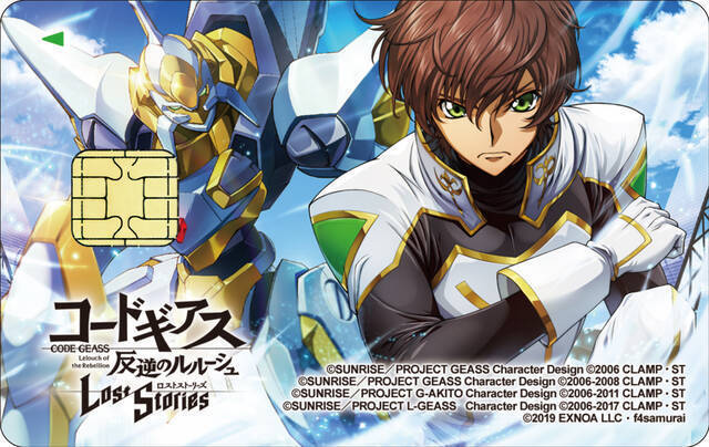 『コードギアス 反逆のルルーシュ ロストストーリーズ』とコラボした「DMM JCBカード」が登場！絵柄は全4種