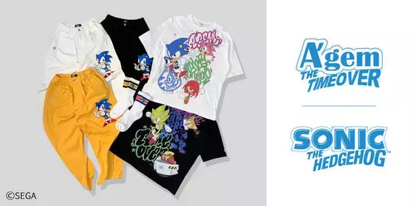 ストリートムードがスタイリッシュな『ソニック』のコラボアパレルが6月25日発売
