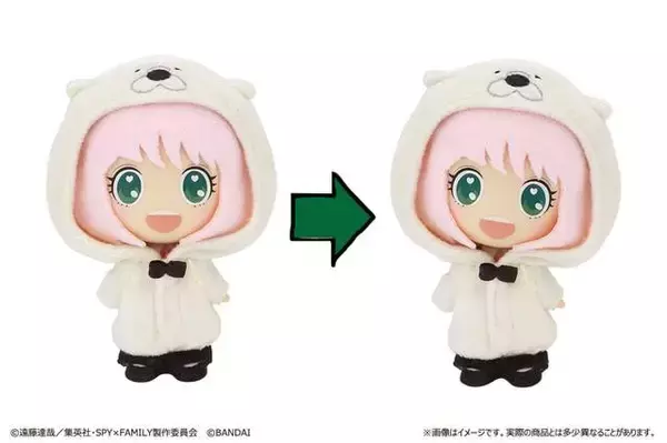 「『SPY×FAMILY』フードを被ったアーニャがかわいい！『HOODIEFiGU(フーディフィギュ)』が2種類登場！」の画像