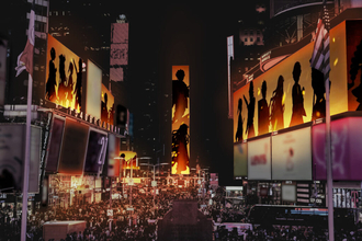 アニメ『鬼滅の刃』最終話の放送日にニューヨーク・タイムズスクエアの大型ビジョンをジャック！現地の様子をインスタにてライブ配信