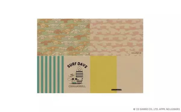 「『シナモロール』レターブック発売決定！シナモン誕生から、20年分の歴代デザインが楽しめる！便せんや包装紙におすすめ」の画像