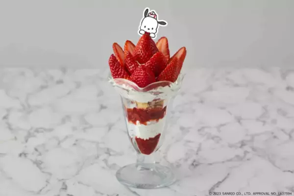 「サンリオのアメリカンダイナー風ストロベリーカフェが期間限定オープン。マイメロディやクロミ、シナモロールの可愛い特典も。」の画像