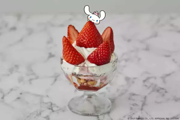「サンリオのアメリカンダイナー風ストロベリーカフェが期間限定オープン。マイメロディやクロミ、シナモロールの可愛い特典も。」の画像