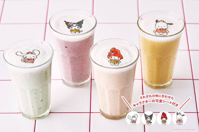 サンリオのアメリカンダイナー風ストロベリーカフェが期間限定オープン。マイメロディやクロミ、シナモロールの可愛い特典も。