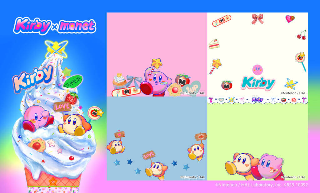 『星のカービィ』のコラボプリクラが期間限定で登場！カービィやワドルディたちのかわいすぎる撮影コンテンツがプリ機「ルートミー」に搭載