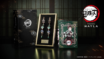 『鬼滅の刃』とMAYLAのコラボピアス・イヤリングが発売中。各キャラの刀をイメージした"鍔"、ゴージャスな"オリジナル"の2型がラインナップ