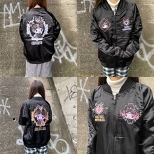 『サンリオ』刺繍が可愛いリバーシブルスカジャンが発売決定！ハローキティ、クロミ＆マイメロディ、ハンギョドンなど