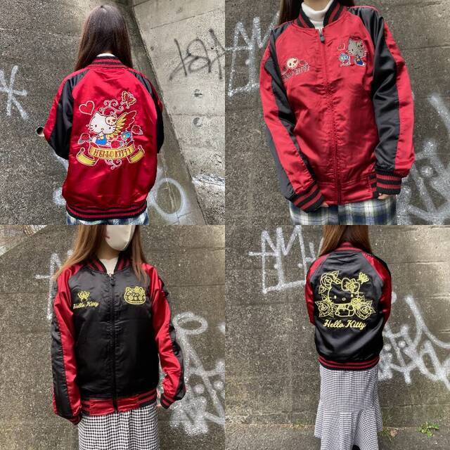 『サンリオ』刺繍が可愛いリバーシブルスカジャンが発売決定！ハローキティ、クロミ＆マイメロディ、ハンギョドンなど