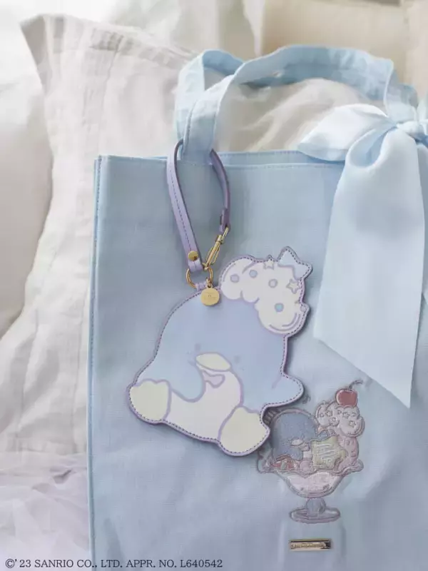 「『タキシードサム』が「Maison de FLEUR」とコラボ！80年代風のポップ＆ファンシーなトートバッグ、パスケースが登場」の画像