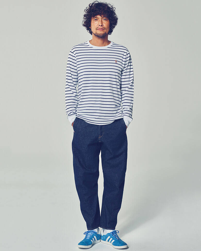 ワイドテーパードのデニムをいつもの服に それだけで いい感じ になる4実例 19年10月4日 エキサイトニュース