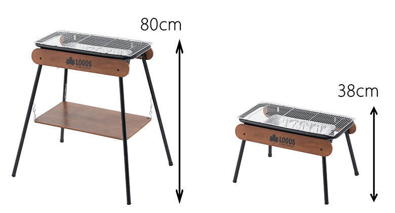 テーブル&ラックに変化! ロゴスの新作BBQグリルはユーザー目線の気遣い満載