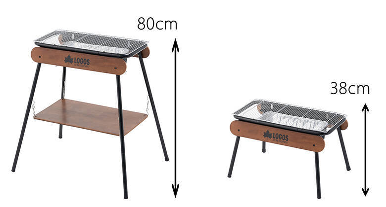 テーブル＆ラックに変化！ ロゴスの新作BBQグリルはユーザー目線の気遣い満載