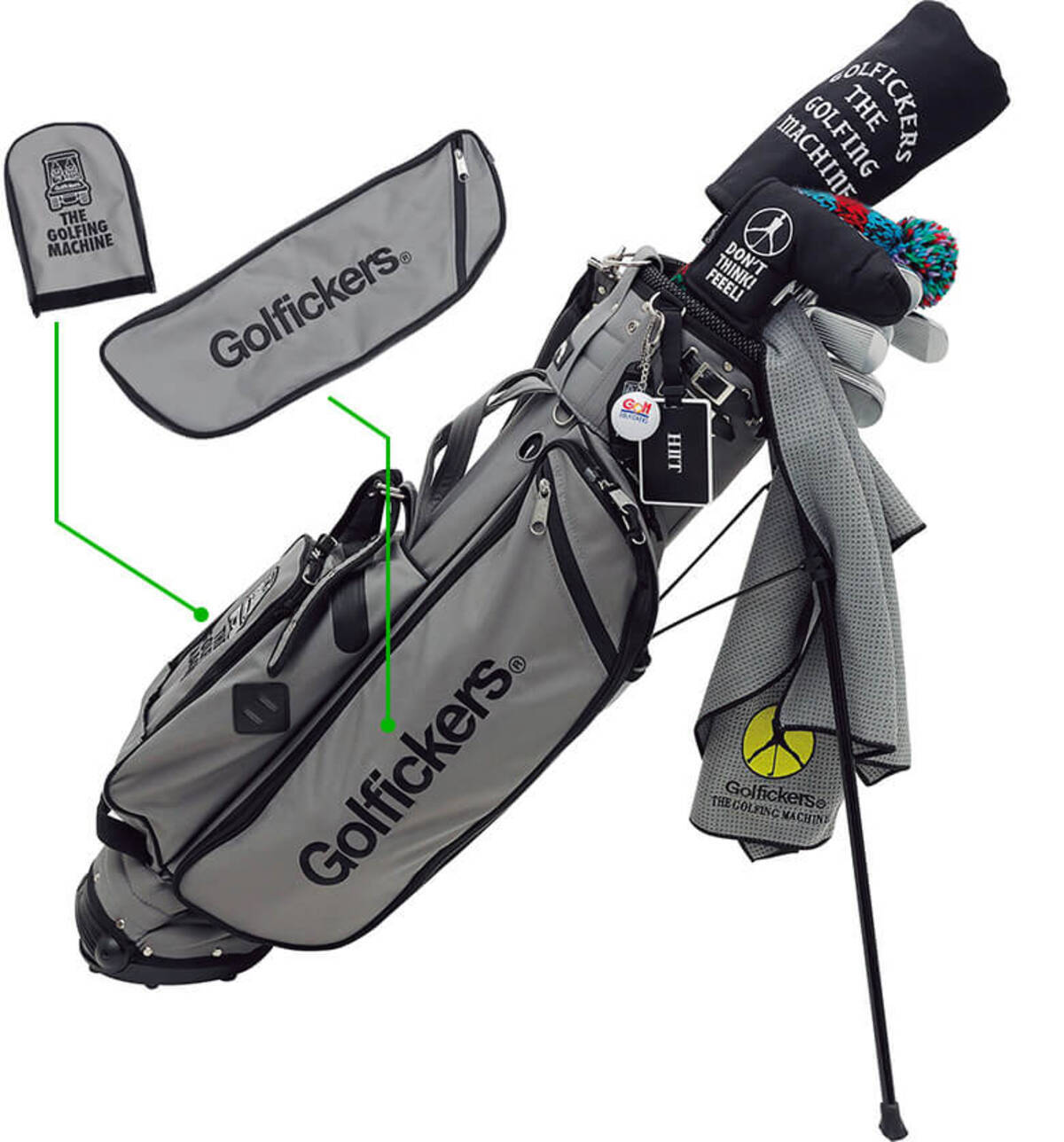 即完売【新品未使用】Golfickers 軽く パターカバー ゴルフィッカーズ 