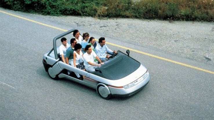 9人乗りのヘンテコな車 1986年に生まれたコンセプトカー 19年7月26日 エキサイトニュース