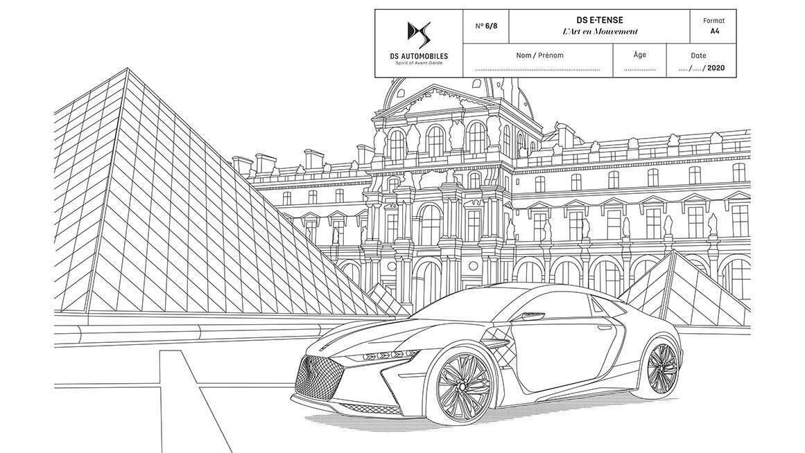 Ds オートモビルがぬり絵を公開 フランスの街並みを色付けプレゼントに応募も 2020年5月1日 エキサイトニュース