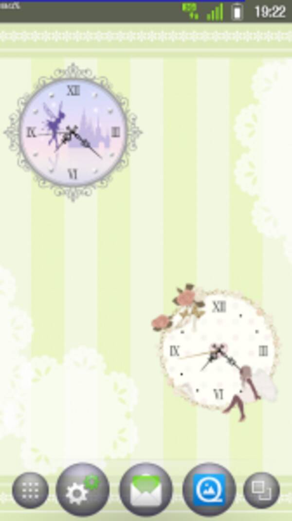 Sweet 秒針つきアナログ時計ウィジェット Free 可愛い上に実用的 乙女なアナログ時計はいかが 無料androidアプリ 12年9月22日 エキサイトニュース