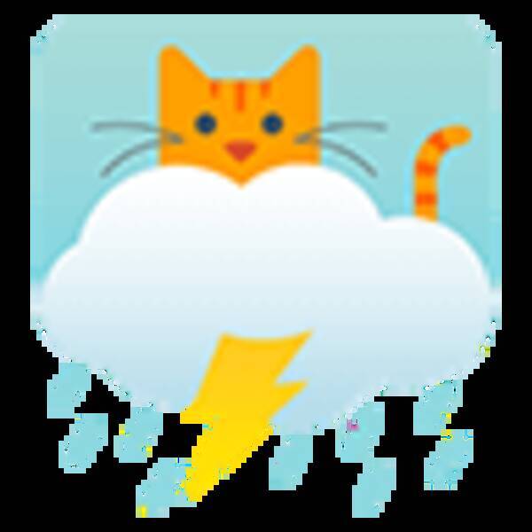 Weather Whiskers App Widget 猫好きにはたまらない 猫の画像とアイコンがかわいい天気予報アプリ 15年10月31日 エキサイトニュース